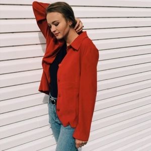 Red blazer